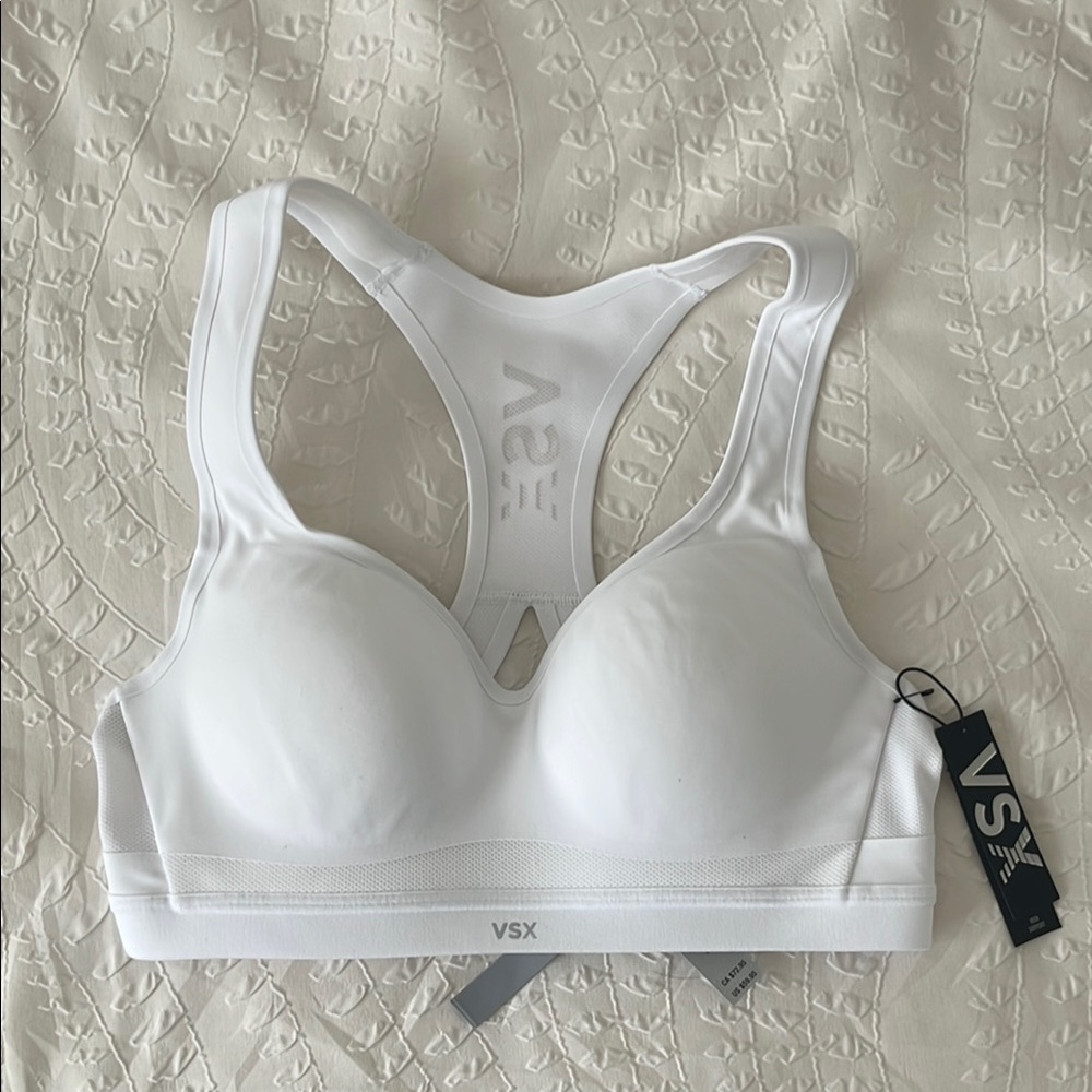 VSX White Sports Bra